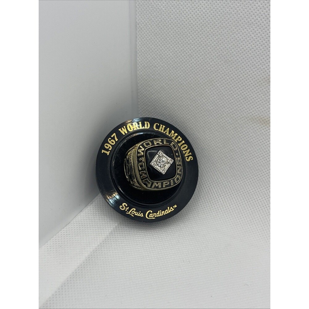 St Louis Cardinals 1967 World Series Ring Busch Stadium